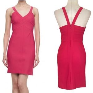 Laundry by Shelli Segal Hot Pink Bodycon Sheath Mini Dress - 4